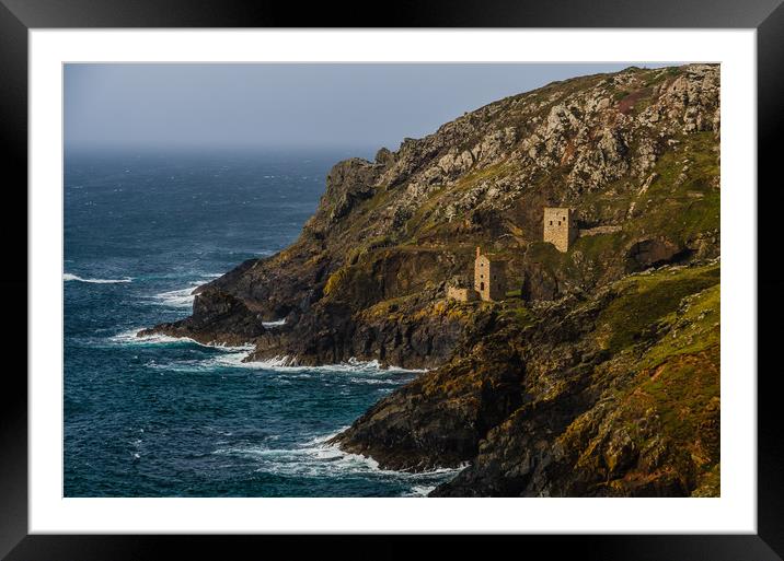 Botallack Framed Mounted Print by David Martin