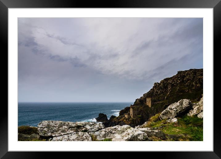 Botallack Framed Mounted Print by David Martin