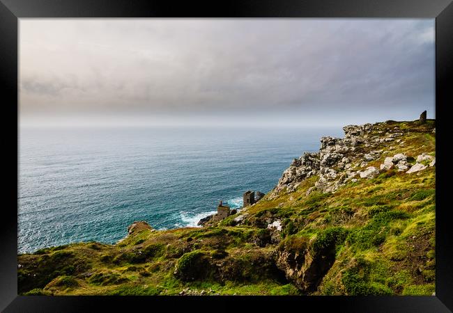 Botallack Framed Print by David Martin