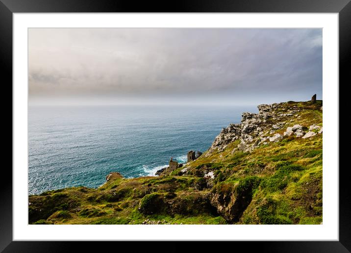 Botallack Framed Mounted Print by David Martin