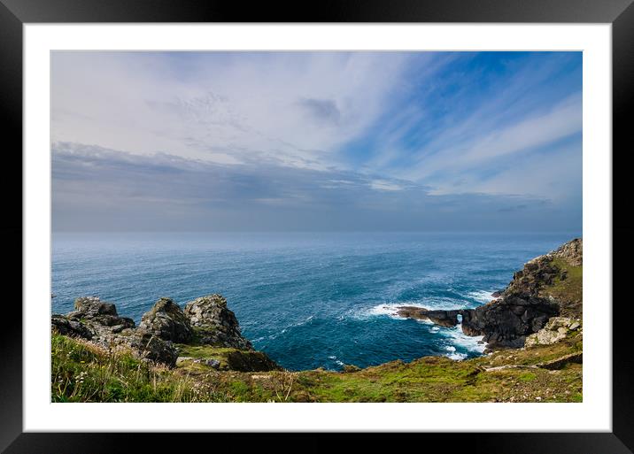 Botallack Framed Mounted Print by David Martin