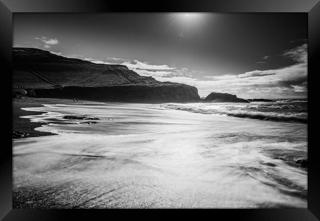 The Beach 6 Framed Print by David Martin