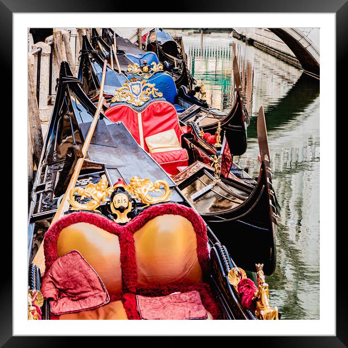 Venice Framed Mounted Print by David Martin