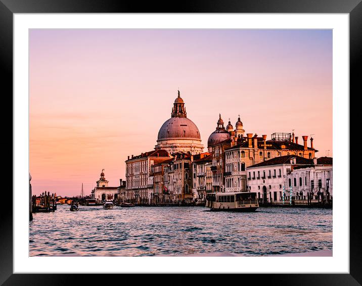 Venice Framed Mounted Print by David Martin