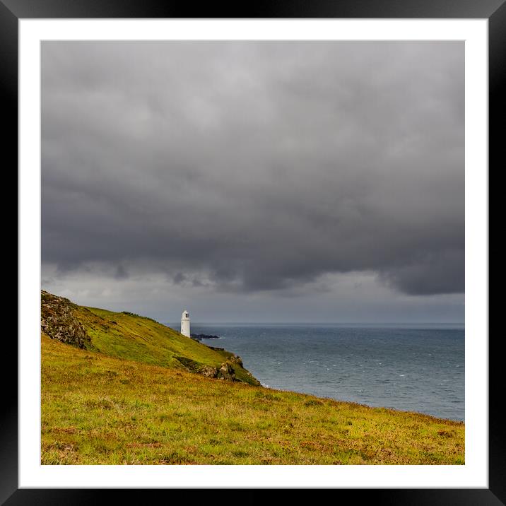Trevose Head Lighthouse Framed Mounted Print by David Martin