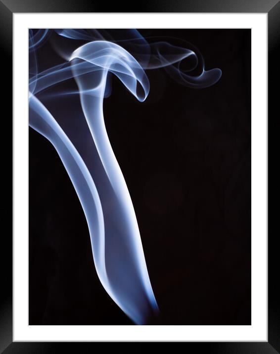 Smoke Framed Mounted Print by David Martin