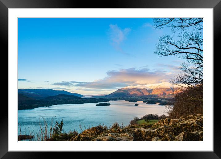 Lake District, The Surprise View Framed Mounted Print by David Martin