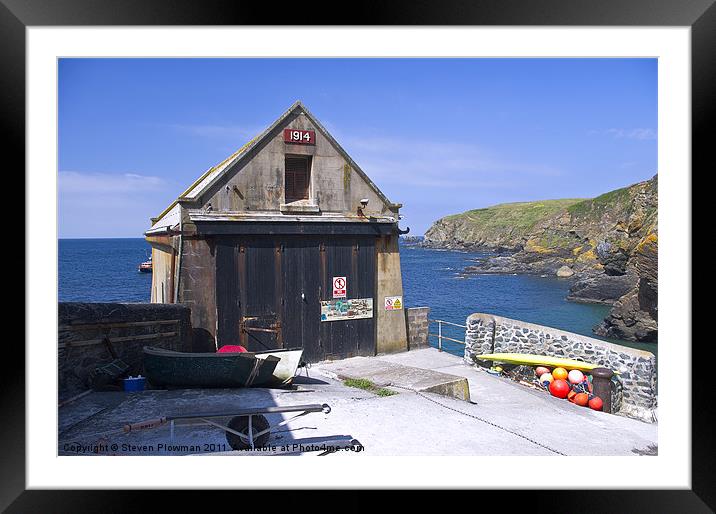 The Lifeboat station Framed Mounted Print by Steven Plowman
