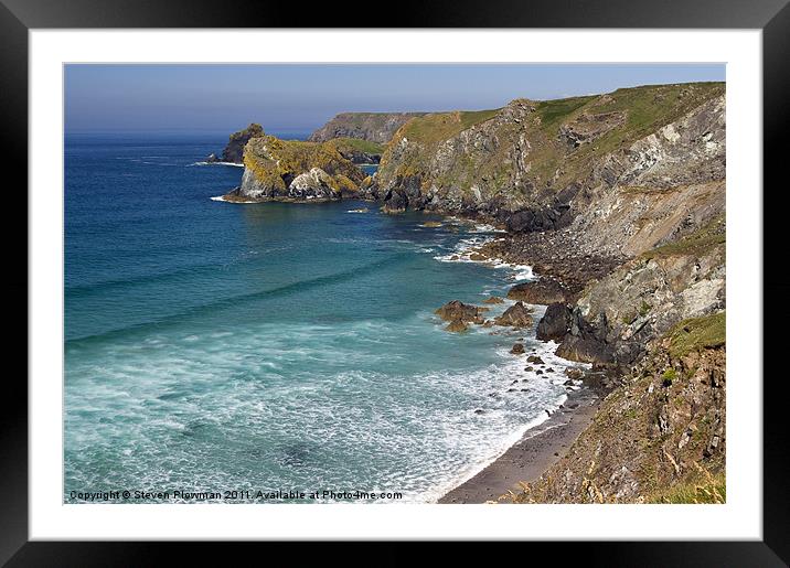 Glorious Cornwall Framed Mounted Print by Steven Plowman