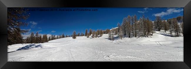  A Winter panorama Framed Print by Steven Plowman