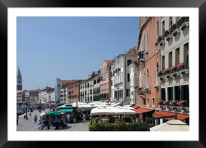  The beauty of venice Framed Mounted Print by Steven Plowman