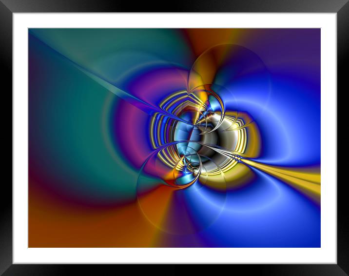 Spiraling Into Cross Purpose Framed Mounted Print by Hugh Fathers