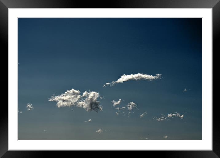 Tactile Clouds Framed Mounted Print by Hugh Fathers