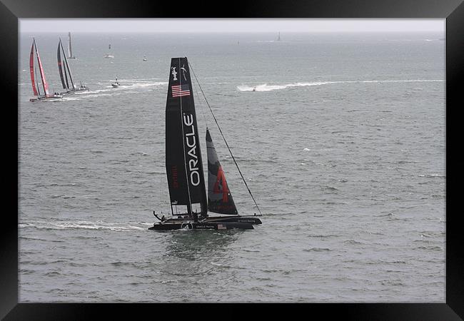 Americas cup Framed Print by tom williams