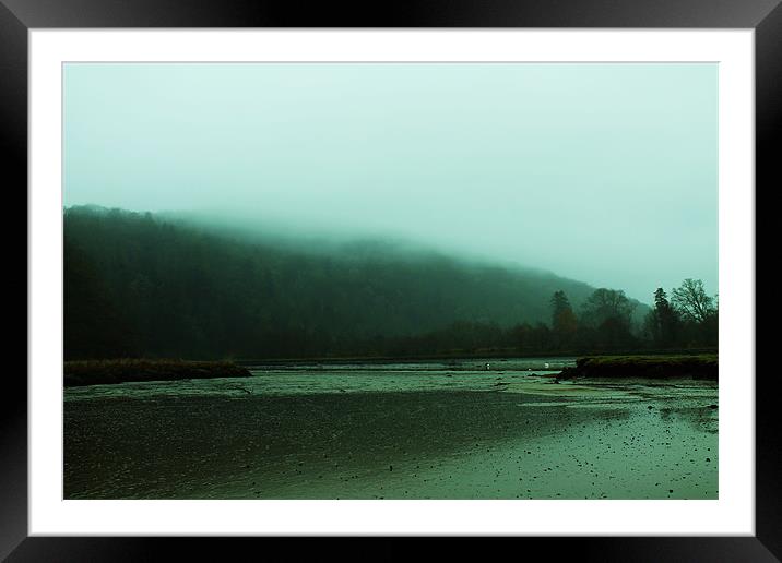 River bed Framed Mounted Print by tom williams