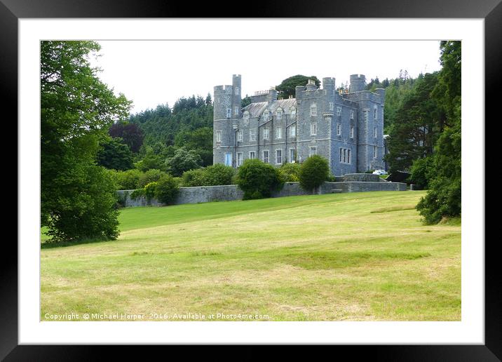 Castlewellan Country Park and Castle Framed Mounted Print by Michael Harper