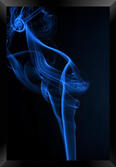 Smoke Framed Print by Pratik Darji