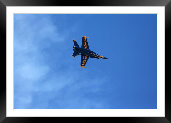 Blue Angels' Framed Mounted Print by Larry Stolle