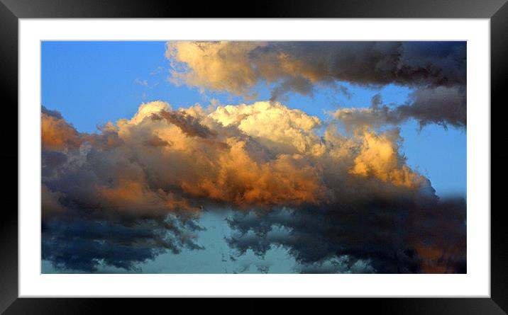 COLOR CLOUD Framed Mounted Print by Larry Stolle