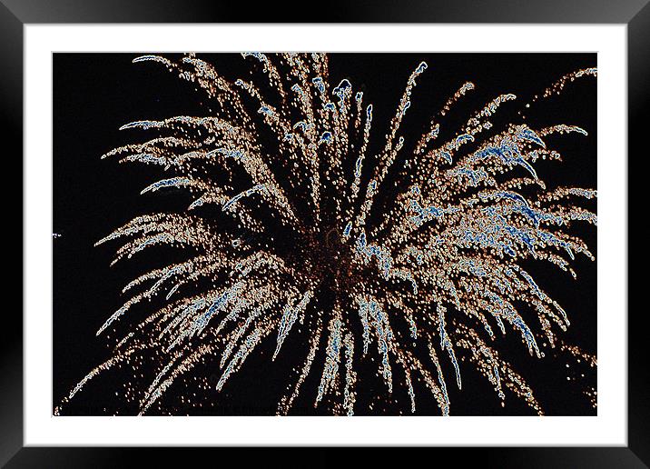 Fourth July sky Montana Framed Mounted Print by Larry Stolle