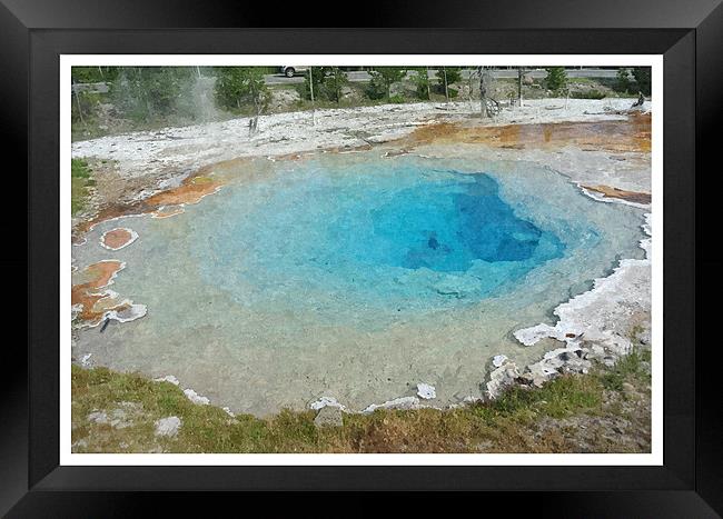 Yellowstone Park Framed Print by Larry Stolle