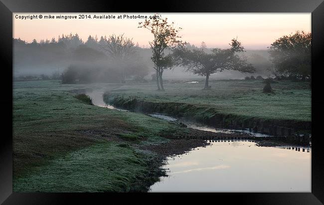  Morning Has Broken  Framed Print by mike wingrove