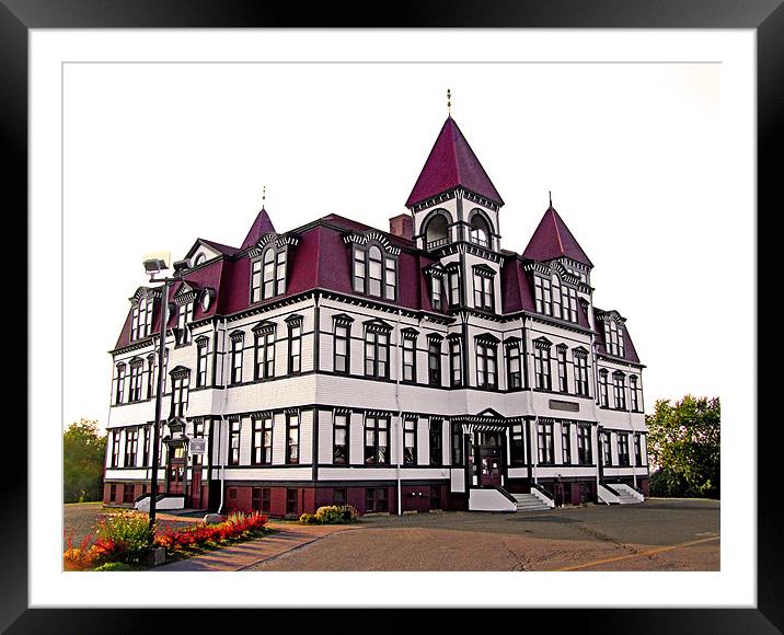Lunenburg Academy (2) Framed Mounted Print by Mark Sellers