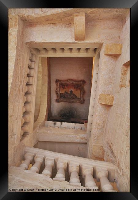 Mdina Hidden Picture Colour Framed Print by Sean Foreman