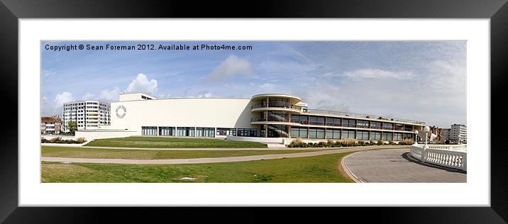 De La Warr Pavilion Framed Mounted Print by Sean Foreman