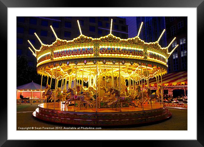 All the fun of the fair Framed Mounted Print by Sean Foreman