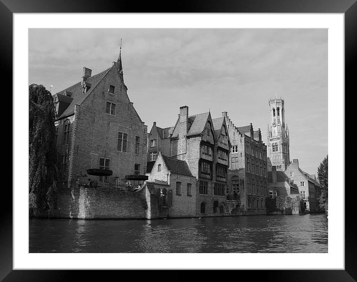 Bruges Framed Mounted Print by Sean Foreman