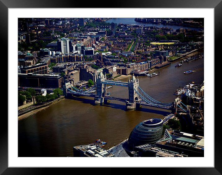 Tower Bridge Framed Mounted Print by Sean Foreman