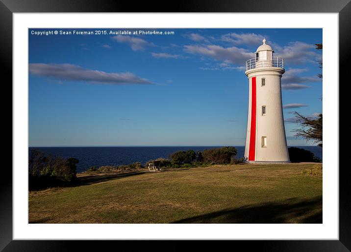  Mersey Bluff Lighthouse Framed Mounted Print by Sean Foreman