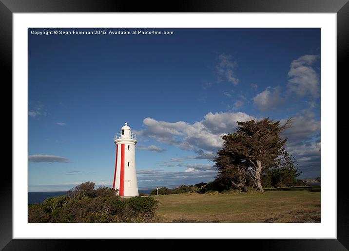  Mersey Bluff Lighthouse Framed Mounted Print by Sean Foreman