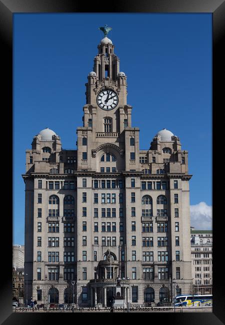 Iconic Liverpool Landmark Framed Print by Sean Foreman