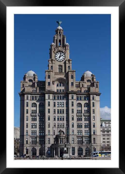 Iconic Liverpool Landmark Framed Mounted Print by Sean Foreman