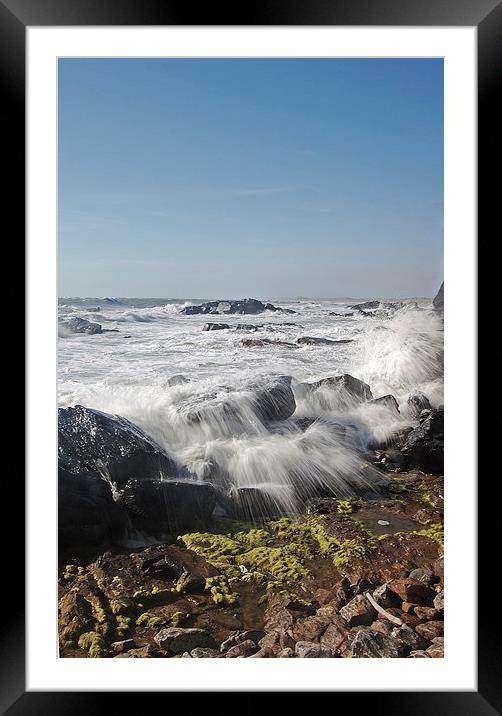  North Sea at Forvie Framed Mounted Print by Eric Watson