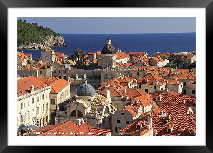 Dubrovnik History and Beauty Framed Mounted Print by Bill Buchan