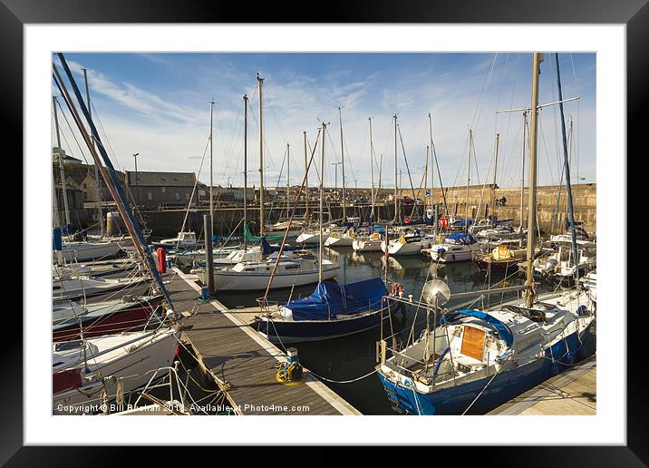 Whitehills Harbour Photo Framed Mounted Print by Bill Buchan