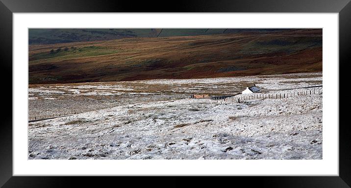 winter scene Cumbria Framed Mounted Print by david harding