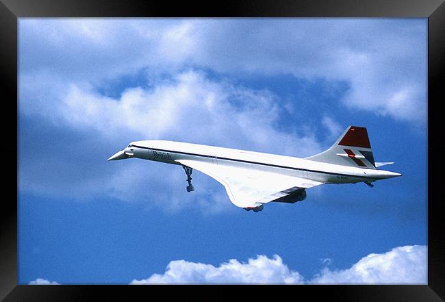 Concorde Framed Print by david harding