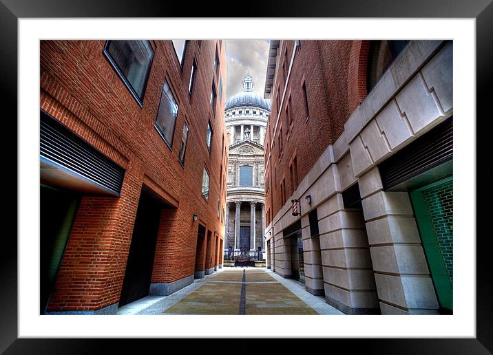 St Paul's Cathedral Framed Mounted Print by david harding