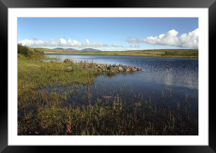 Islay Loch Finlaggan Framed Mounted Print by david harding