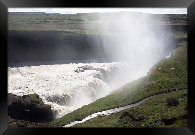 Gullfoss Iceland Framed Print by david harding