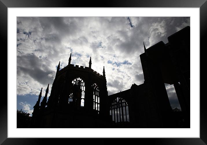 Coventry Cathedral Framed Mounted Print by david harding