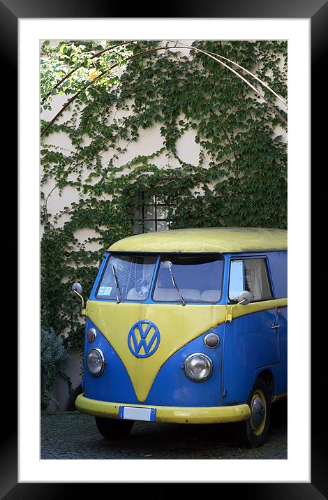 Camper Van Framed Mounted Print by david harding