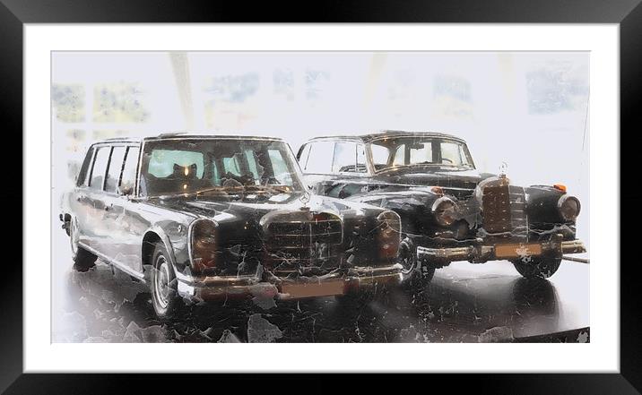 Mercedes Benz Framed Mounted Print by david harding