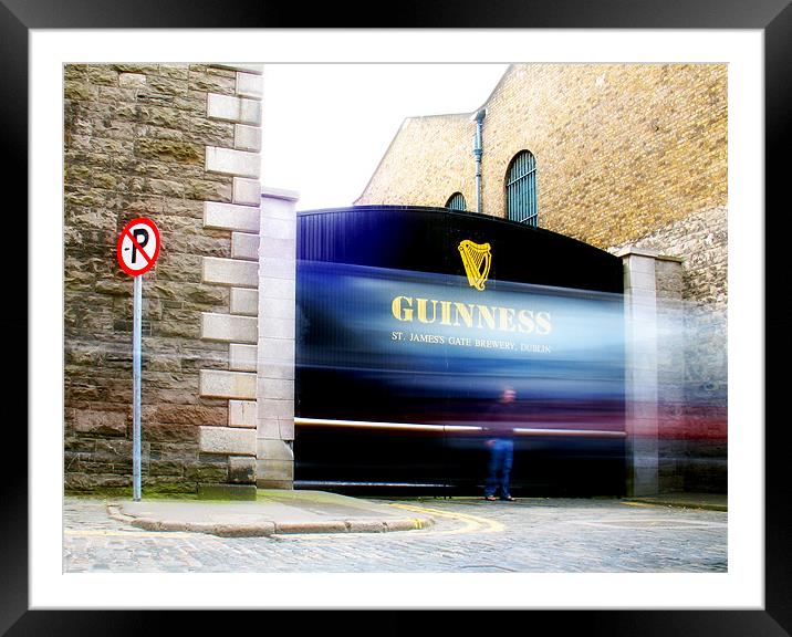 Guinness Brewery Dublin Framed Mounted Print by david harding