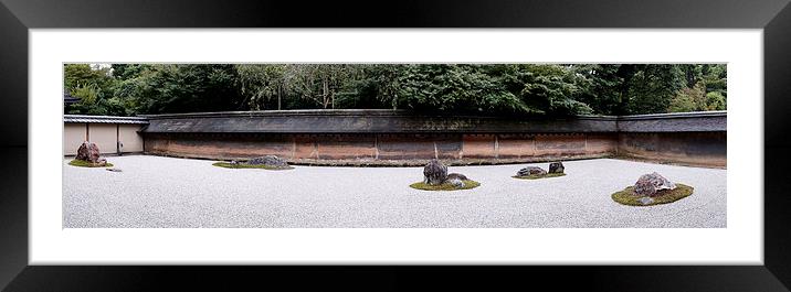  Ryoan-ji Framed Mounted Print by david harding