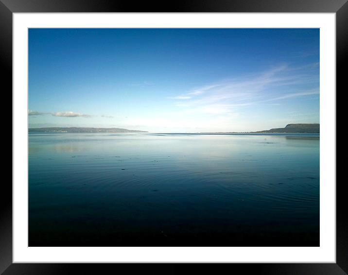 Beautiful Blue Framed Mounted Print by Gary Hynds